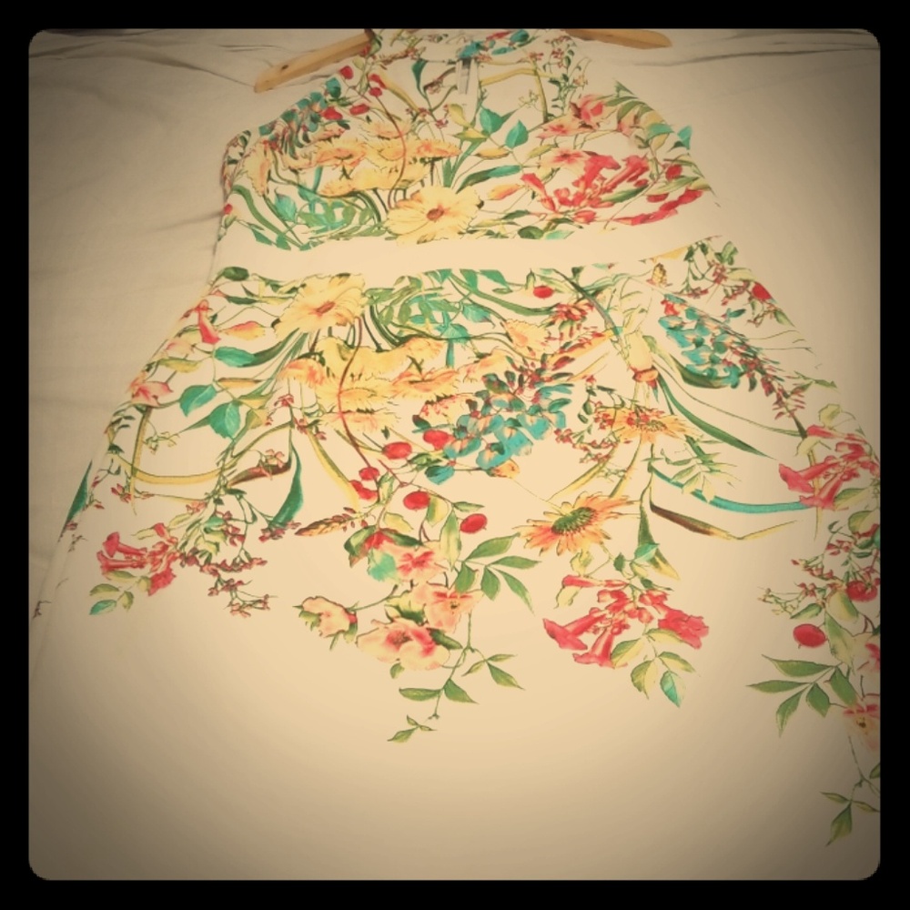 New York & Co Ivory Dress